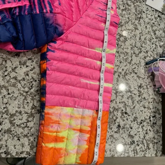 Think Royln L puffer pea coat Colorful Jacket - Picture 7 of 10